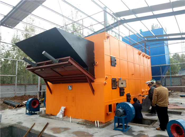 淄博黉阳置业订购10吨兰炭热水锅炉
